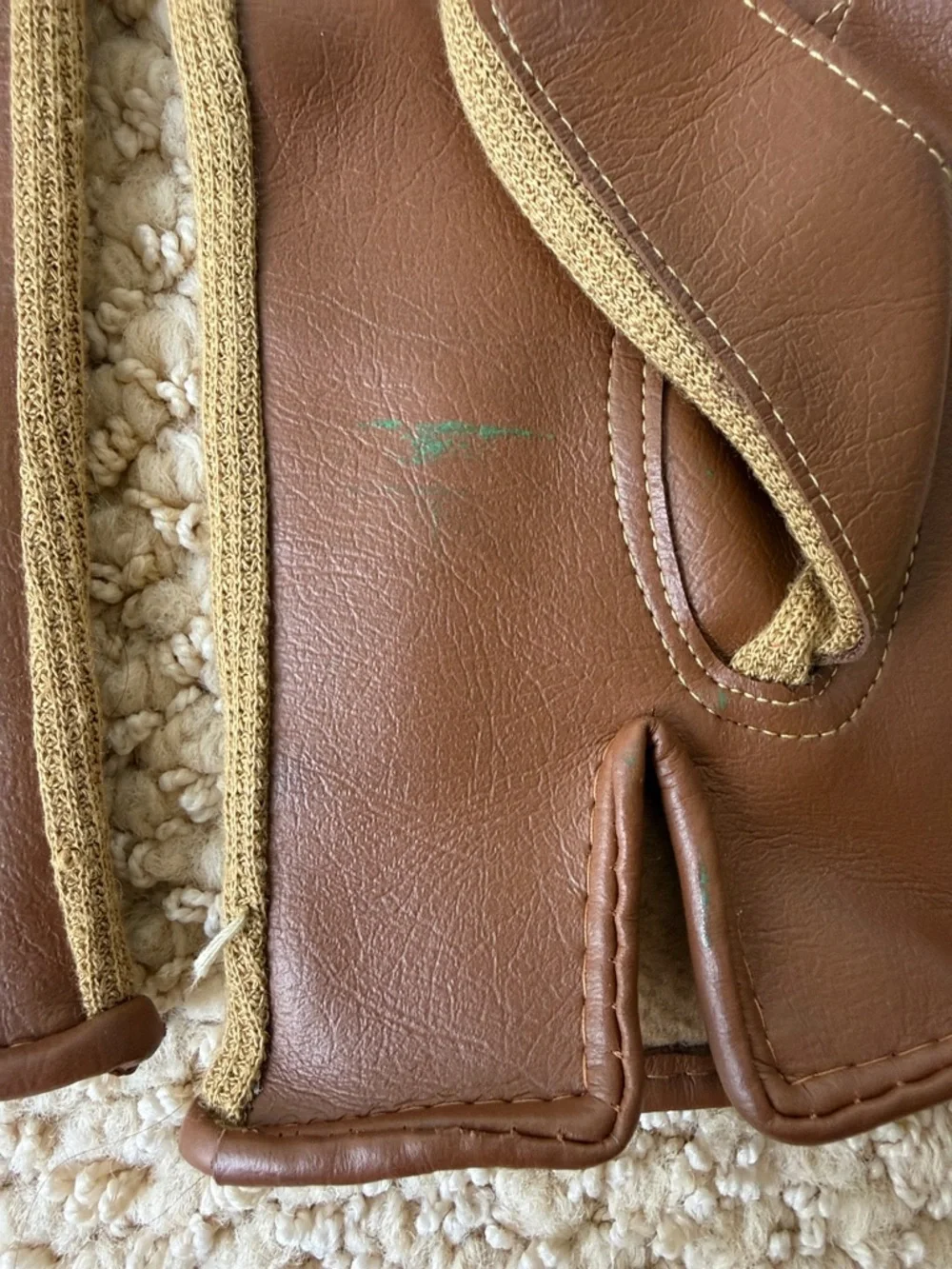 Women’s Brown and Tan Gloves - Classic Driving Style
